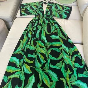 Floral Print Maxi Dress.